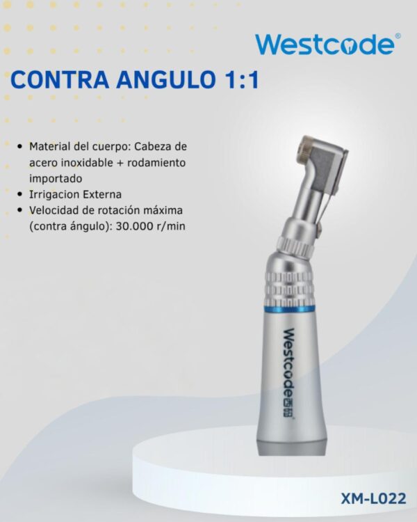 Contra angulo 1:1 marca WESTCODE
