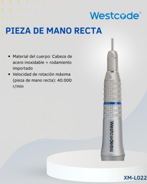 Pieza de mano recta marca WESTCODE