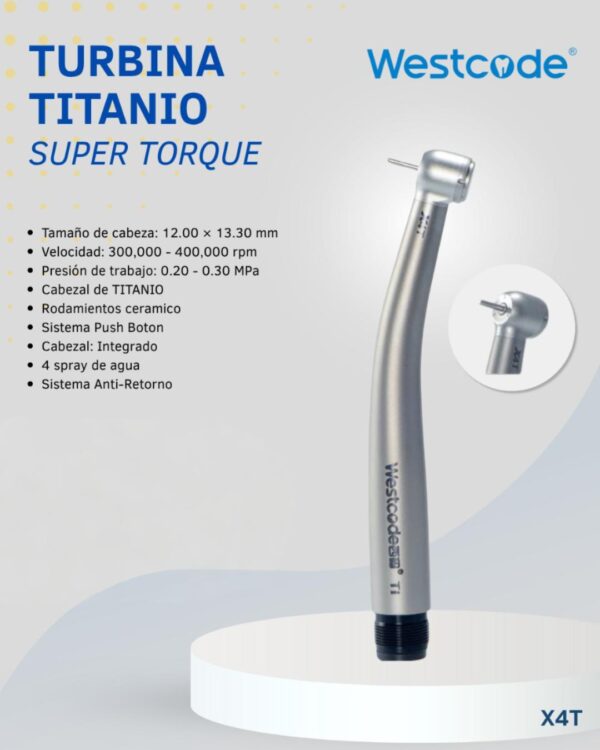 Turbina titanio super torque
