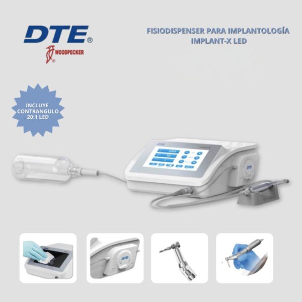 fisiodispenser para implantologia implant - X led Fisiodispenser Implanter Contra aungulo DTE Woodpecker