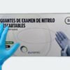 Guantes de nitrilo celeste o negro (x1000)