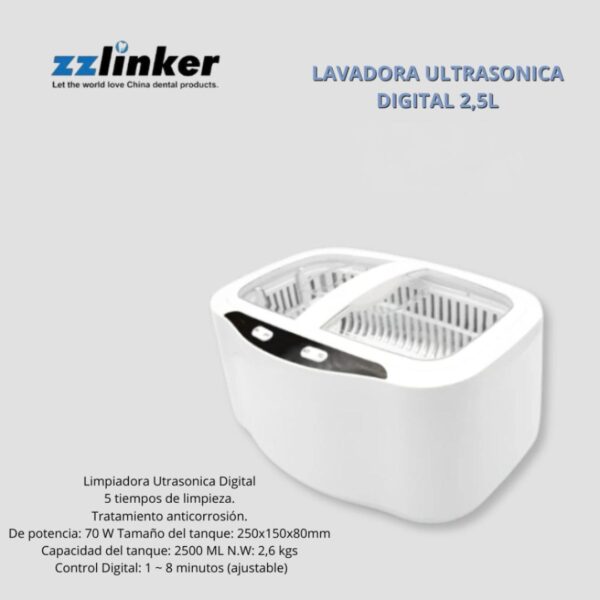 lavadora ultrasonica de 2.5 l Lavadora ultrasonica de 2.5 L. ZZlinker