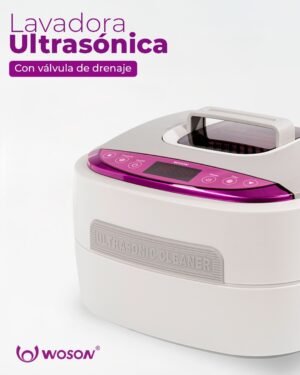 Lavadora Ultrasonica con valvula de drenaje