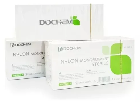 Sutura dental de nylon -  caja x 12 unidades